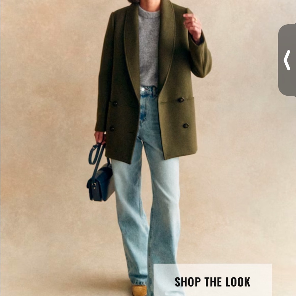 Sezane James coat size US 8